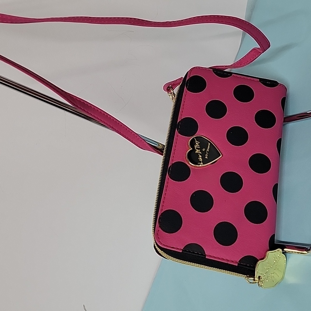Luv Betsey By Betsey Johnson Wallet Crossbody Bag With Removable Strap